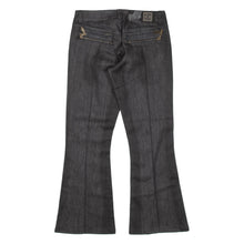 Load image into Gallery viewer, VINTAGE CAVALLI JEANS BLACK FLARED COTTON - UK 6-8